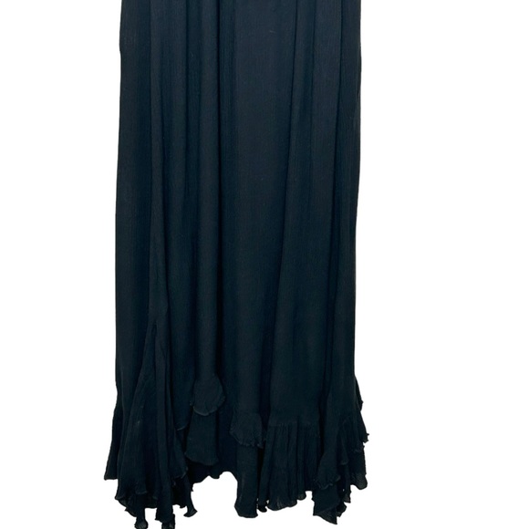Free People FP One Adella Maxi Slip Dress in Black, Size S - Picture 6 of 10